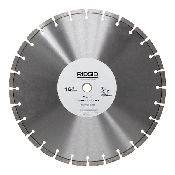 16 in. Dual-Purpose Walk-Behind Saw Diamond Blade