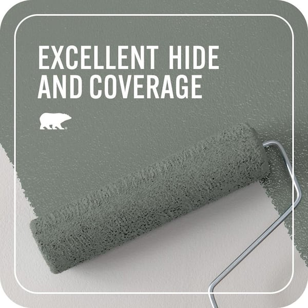 BEHR PREMIUM PLUS 1 qt. #N410-5 Village Green Flat EcoMix Plant