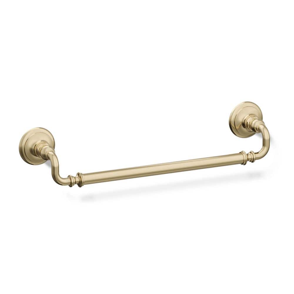 KOHLER Artifacts 18 in. Towel Bar in Vibrant French Gold 72567-AF