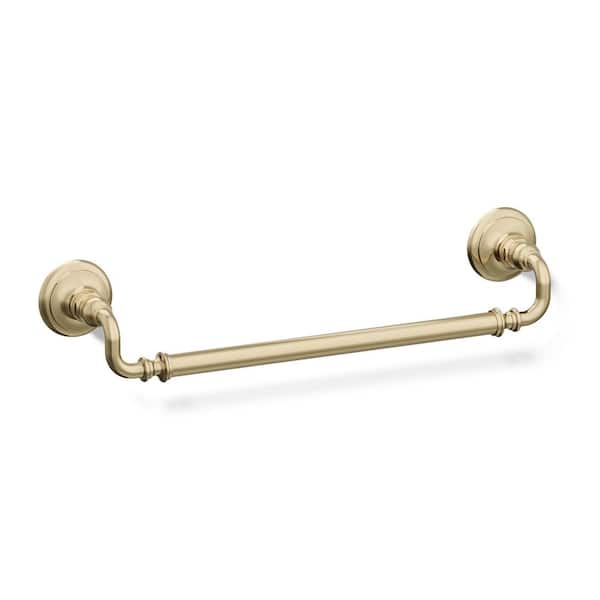 Artifacts 18 in. Towel Bar in Vibrant French Gold