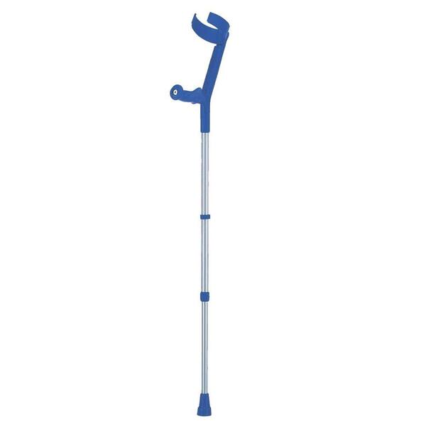 Unbranded Hinged, Nearly-Closed Cuff with Anatomic Soft Handle Forearm Crutch-DISCONTINUED