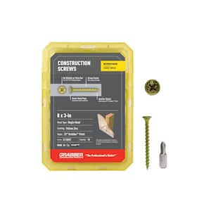 ハイドロ　ゴールドブロック　プレート Grabber #8 x 2-1/2 in. Gold Phillips Bugle Screw (1 lb. per Box