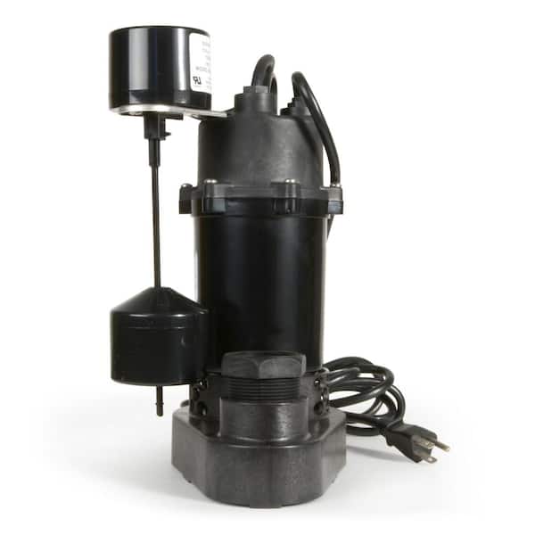 Everbilt 1/2 HP Aluminum Submersible Sump Pump Vertical Switch