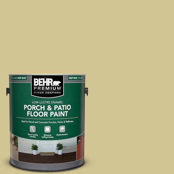 BEHR PREMIUM 1 gal. #M310-4 Almondine Low-Lustre Enamel Interior/Exterior Porch and Patio Floor Paint