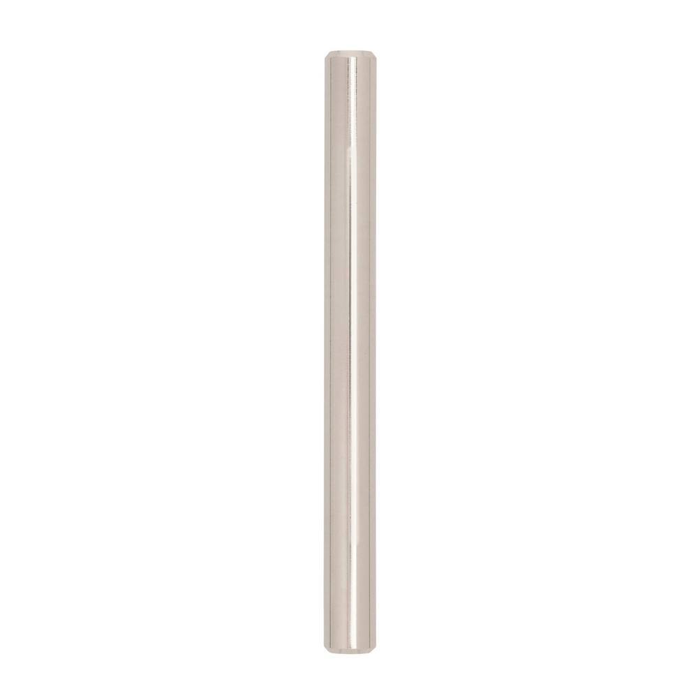 Polished Nickel Modern Bar Cabinet Pulls with Mounting Hardware