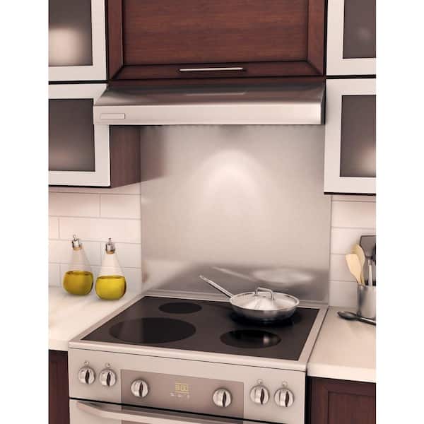 Genesis 30 in. x 31 in. Stainless Steel Backsplash