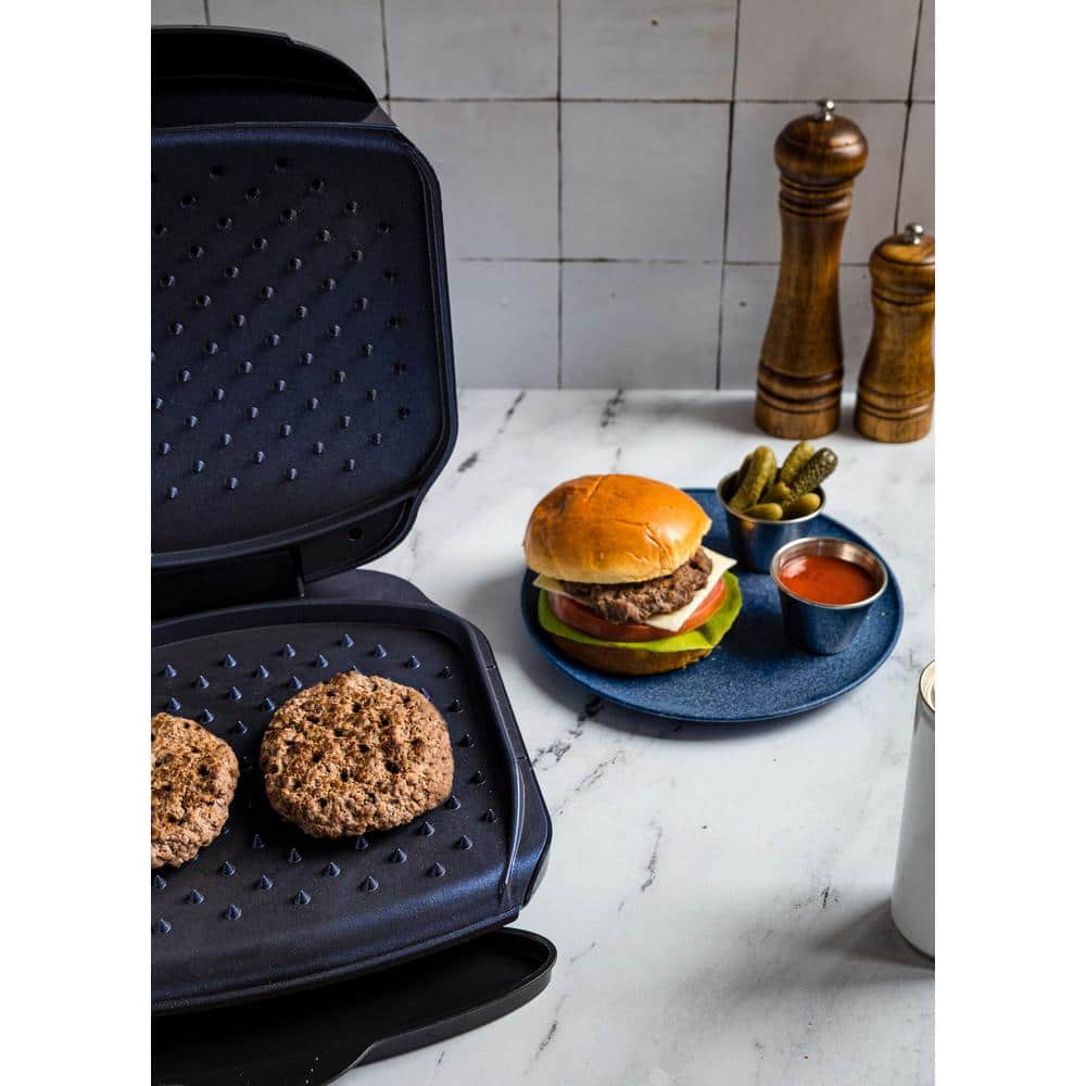 Blue Diamond Infused Non-Stick Electric Countertop Grill