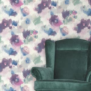 Impressionist Floral Peel and Stick Wallpaper (Covers 28.18 sq. ft.)