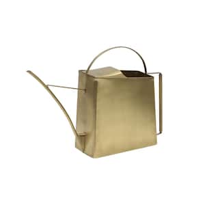 13 in. L Brushed Finished Solid Brass Elegant Modern Windowsill Watering Can