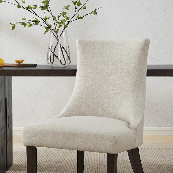 Thea Linen Fabric Dining Chair (Set of 2)
