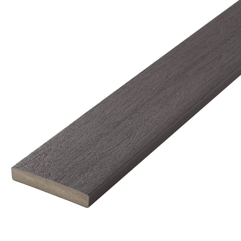 Symmetry 1 in. x 5.4 in. x 16 ft. Graphite Square Edge Capped Composite Deck Board price history on PriceWatchPro