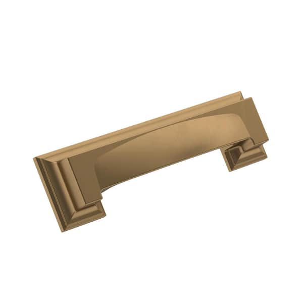 Amerock Appoint 3 in. or 3-3/4 in. (76mm or 96mm) Traditional Champagne Bronze Cabinet Cup Pull