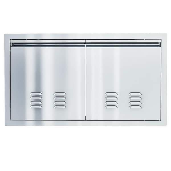 Aruba 36 in. Stainless Steel 2-Doors Vented Access Door Unit