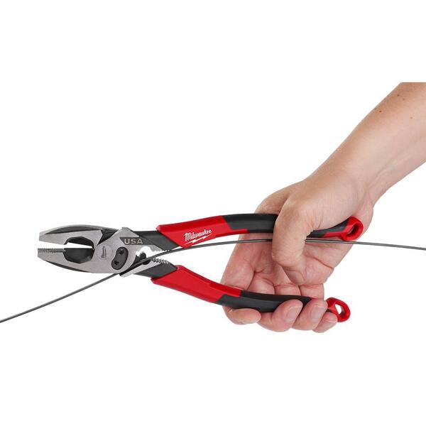 Milwaukee Linesman Plier w/Comfort Grip/Crimper w/8 in. Long Nose Plier w/Comfort  Grip & 8 in. Diagonal Plier w/Comfort Grip MT550C-MT558-MT555 - The Home  Depot