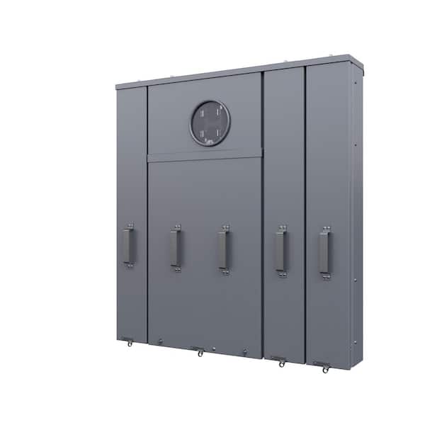 400 Amp 6-Space 3-Circuit Underground Fed Ring Type Solar Ready Meter Meter Main