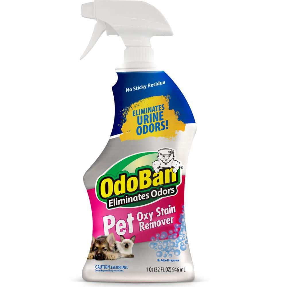 32 oz. Pet Oxy Stain Remover, Oxygen Activated Hydrogen Peroxide for Carpet and Fabric, Fragrance Free
