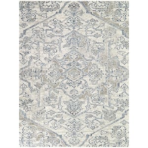 Rosehill Gray 5 ft. x 7 ft. Traditional Area Rug