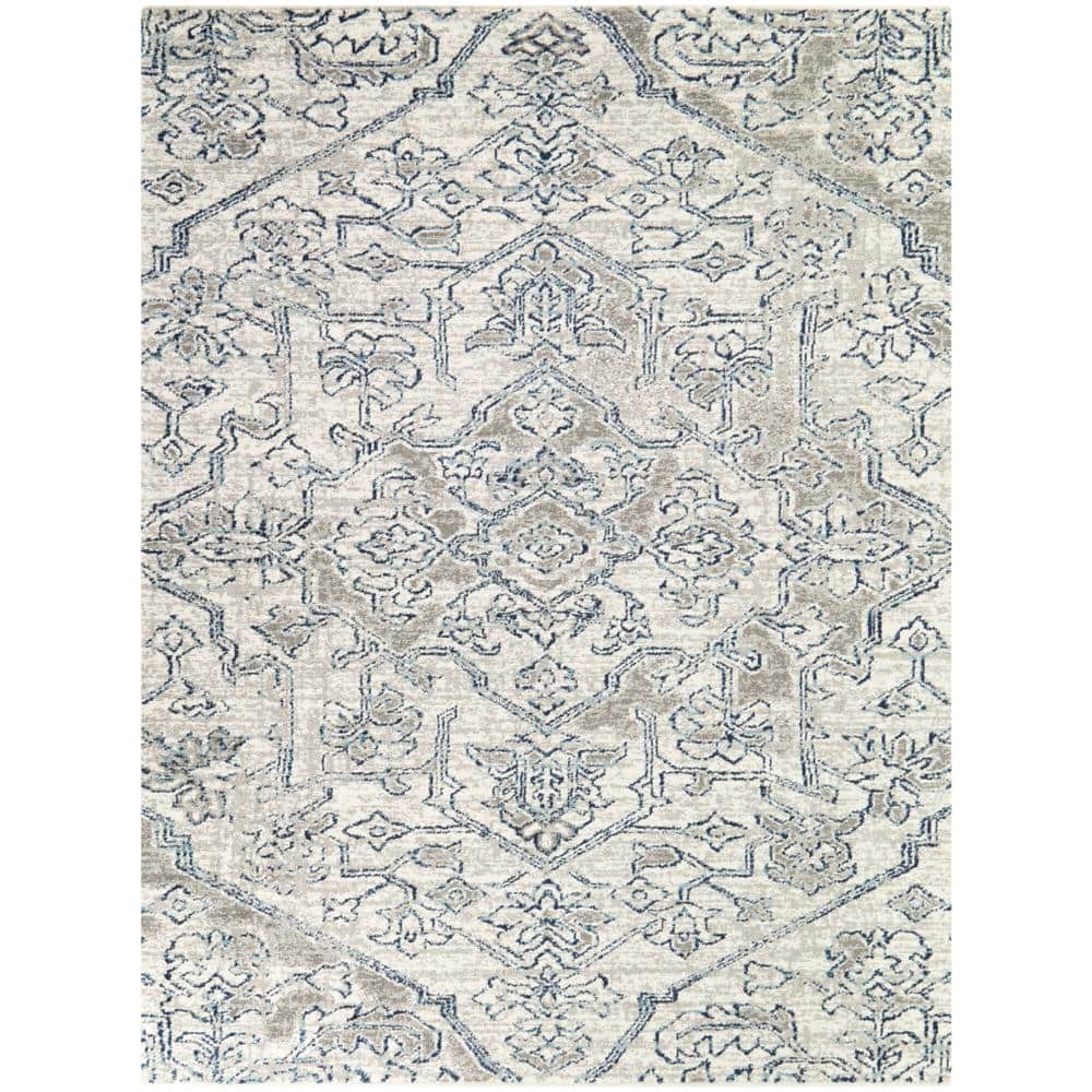 Rosehill Gray 6 ft. x 9 ft. Traditional Area Rug price history on PriceWatchPro