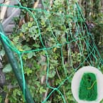 3 ft. W x 6 ft. L Heavy-Duty PE Plant Trellis Netting Green Garden Netting for Climbing Plants