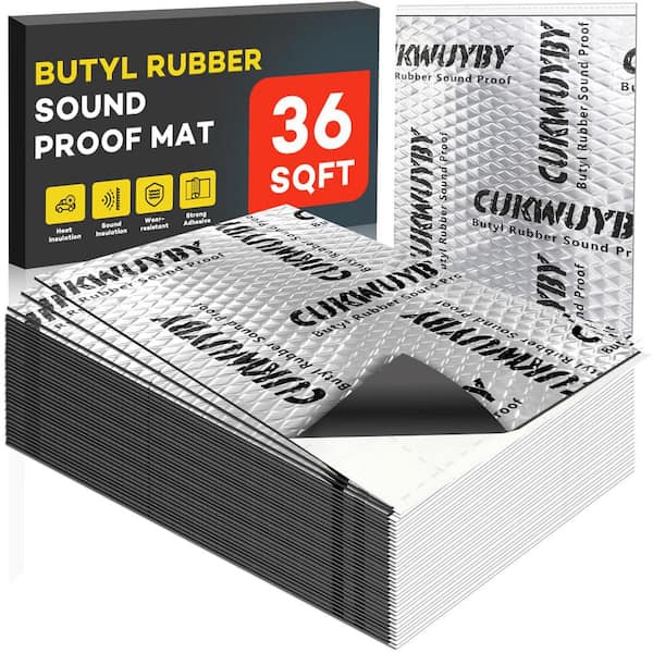 33-Piece 80 mil. Sound Deading Material for Cars, Car Sound Deadening Mat Butyl Automotive Sound Deadener