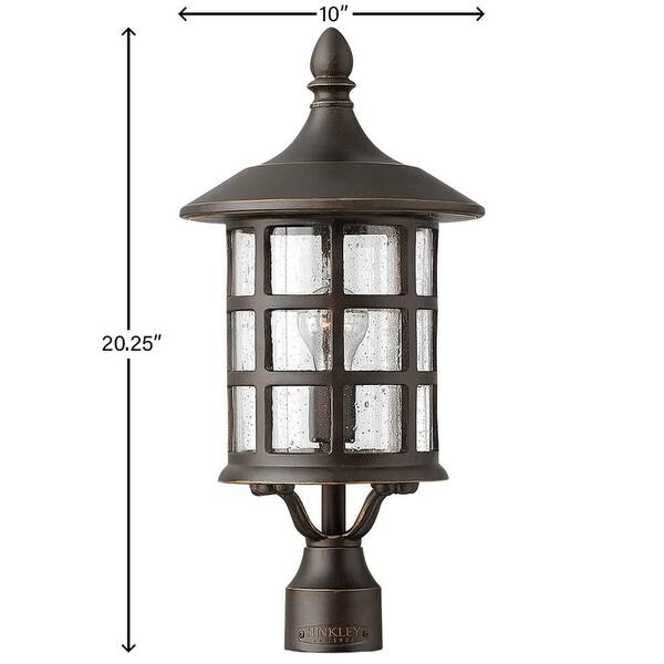 HINKLEY - Freeport 1-Light Oil Rubbed Bronze Outdoor Post or Pier Mount