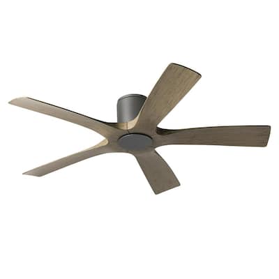 Gray Ceiling Fans Without Lights The Home Depot - Hunter Ceiling Fan No Light Flush Mount