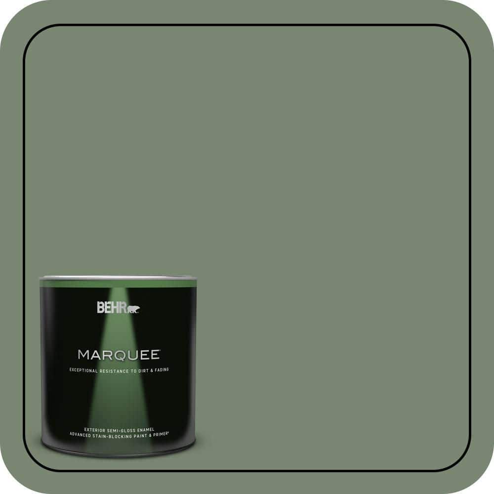 1 qt. #440F-5 Winter Hedge Semi-Gloss Enamel Exterior Paint & Primer price history on PriceWatchPro