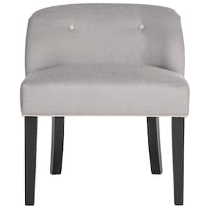 Bell Gray/Off-White Upholstered Vanity Chair