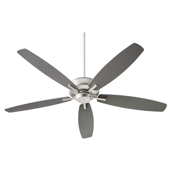 Quorum INTERNATIONAL Breeze 60 in. Indoor Satin Nickel Ceiling Fan