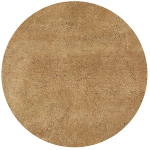 Bethany Gold 6 ft. x 6 ft. Round Area Rug