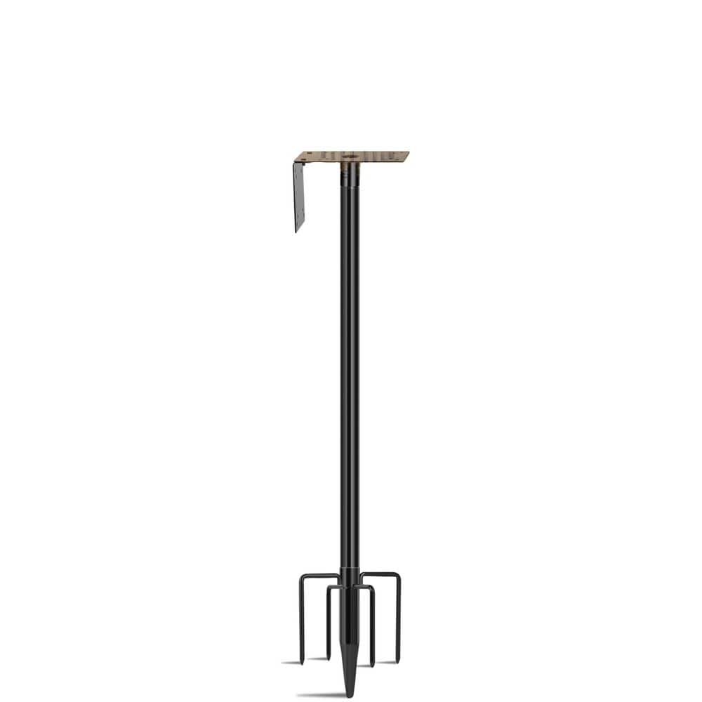 17 in. x 9.5 in. Bird Feeder Pole Kit 76 in. Heavy Duty Outdoor Adjustable Stand with Wooden Board 1-Pack price history on PriceWatchPro