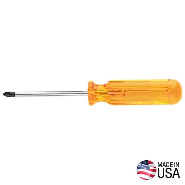 Klein Tools #3 Profilated Phillips Head Screwdriver with 6 in. Round Shank