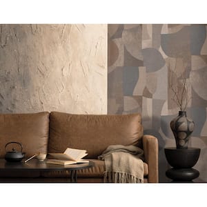 Navy Abstract Soft Geo Print Non Woven Non-Pasted Textured Wallpaper 57 Sq. Ft.