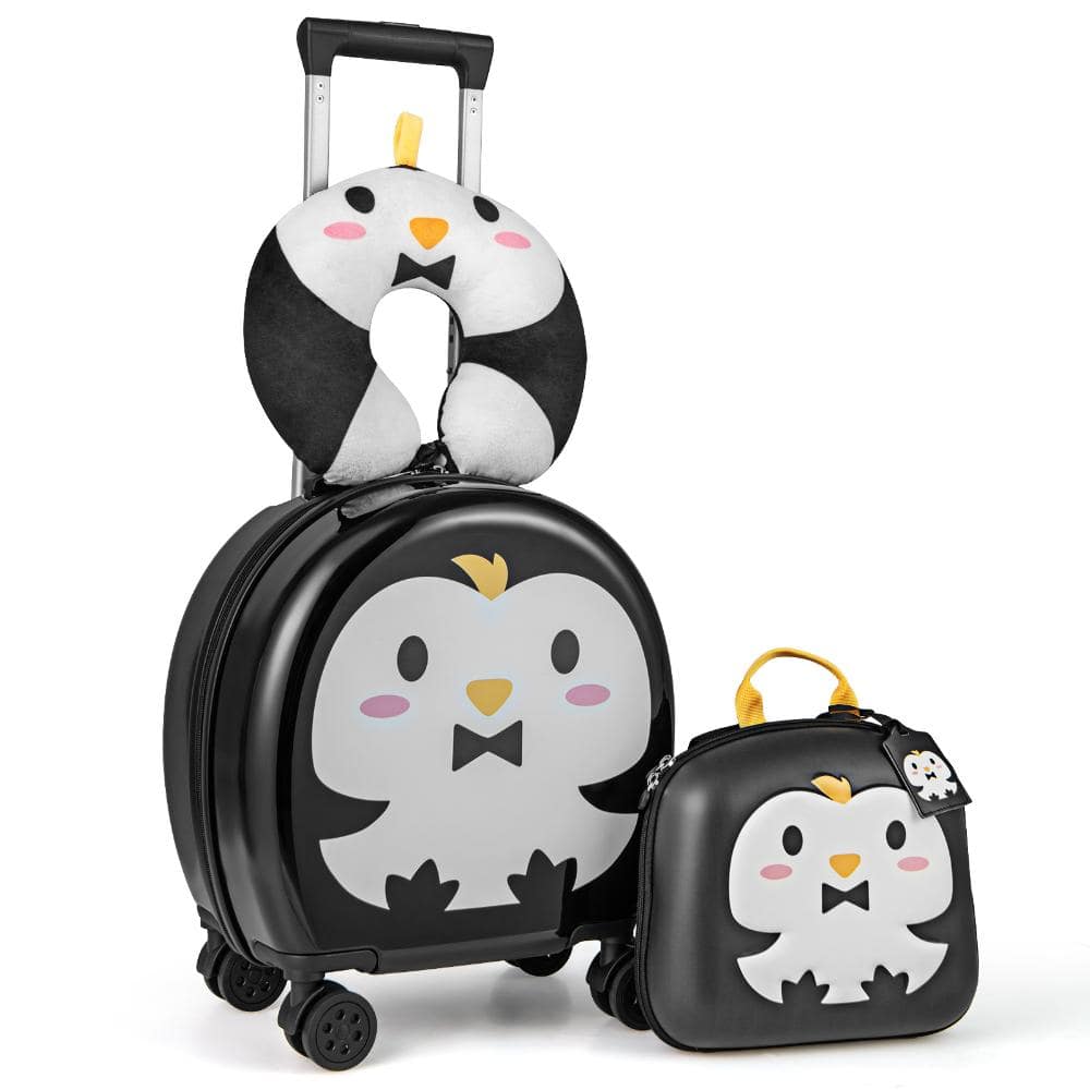 Bunpeony 4-Piece Kids Carry-On Luggage Set with 14 in. Hardside