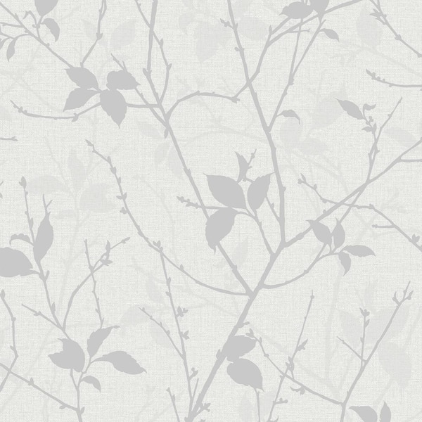 Graham & Brown Boutique Belle White and Silver Wallpaper Sample