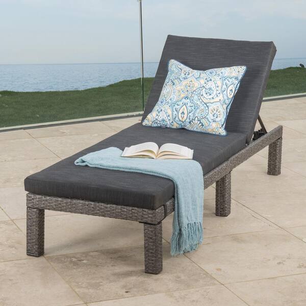Noble House Puerta Mixed Black Wicker Outdoor Chaise Lounge With Dark Gray Cushion 13131 The Home Depot - Outdoor Rattan Chaise Lounge Noble House Puerta Mixed Black Wicker Outdoor Chaise Lounge With Dark Gray Cushion 13131 The Home Depot - Outdoor Rattan Chaise Lounge
