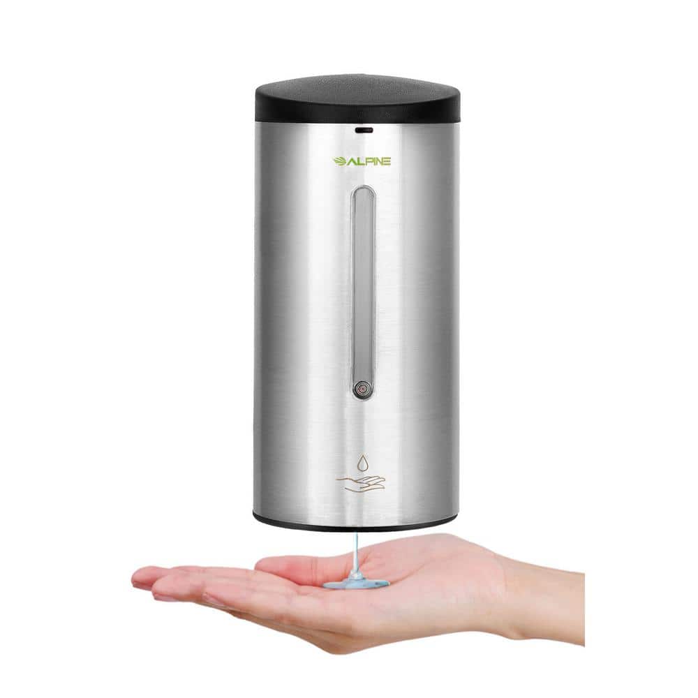 Stainless Steel Automatic Wall-Mounted Soap and Sanitizer Dispenser