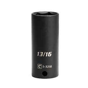 3/8 in. Drive 13/16 in. 6-Point SAE Deep Impact Socket