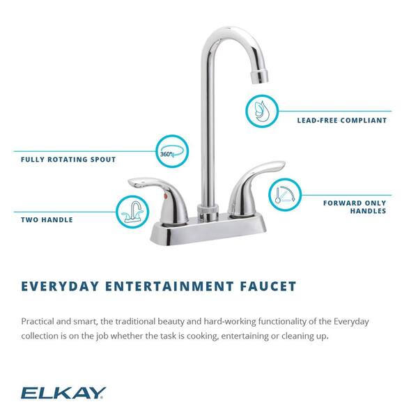 Elkay Everyday 2 Handle Bar Faucet In