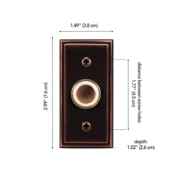 Heath Zenith Copper Copper Metal Wireless Door Chime Kit