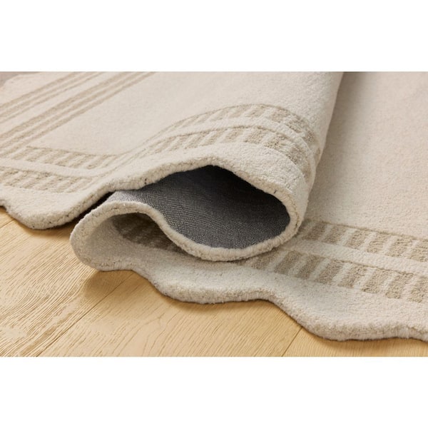 Loloi Chris Love Julia Scottie Ivory / Grey 2 ft. 6 in. x 9 ft. 9