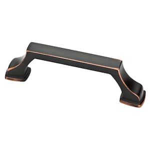 Brightened Opulence 3 in. (76 mm) Center-to-Center Bronze with Copper Highlights Drawer Pull