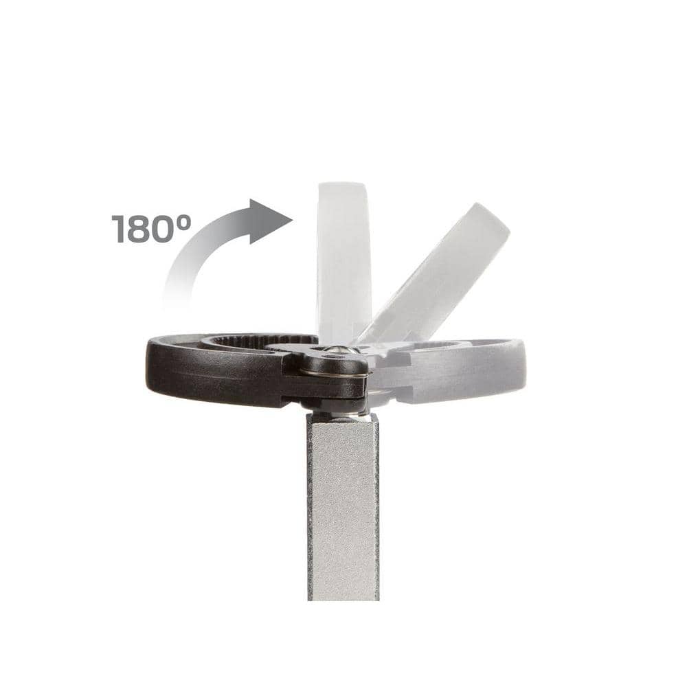 Telescoping Chrome Basin Wrench with Self-Adjusting Jaw