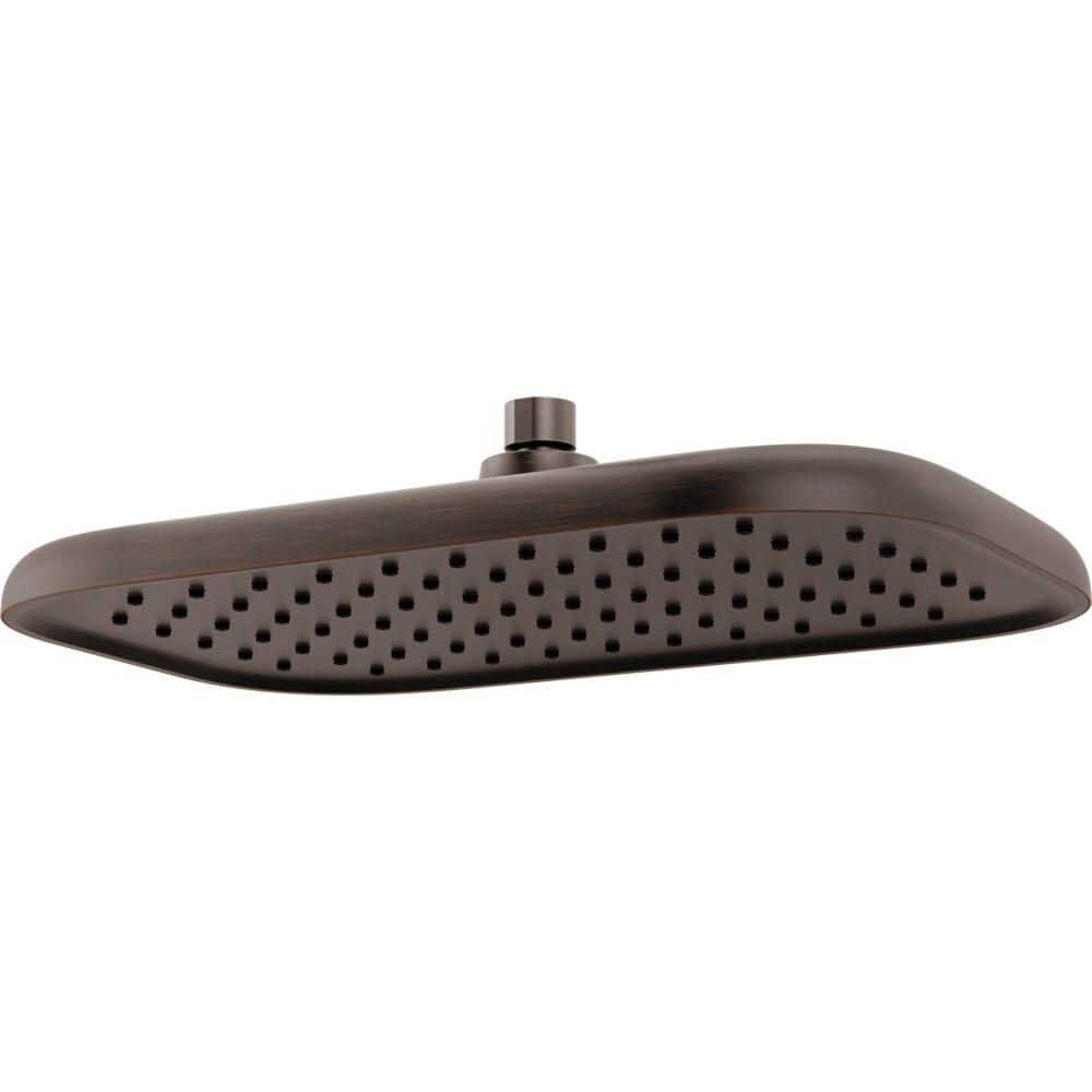 1-Spray Patterns 9 in. Wall Mount Fixed Shower Head in Venetian Bronze price history on PriceWatchPro