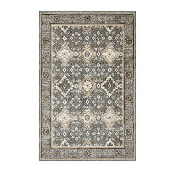 PetProof Kapelle Gray 8 ft. x 11 ft. Indoor Area Rug