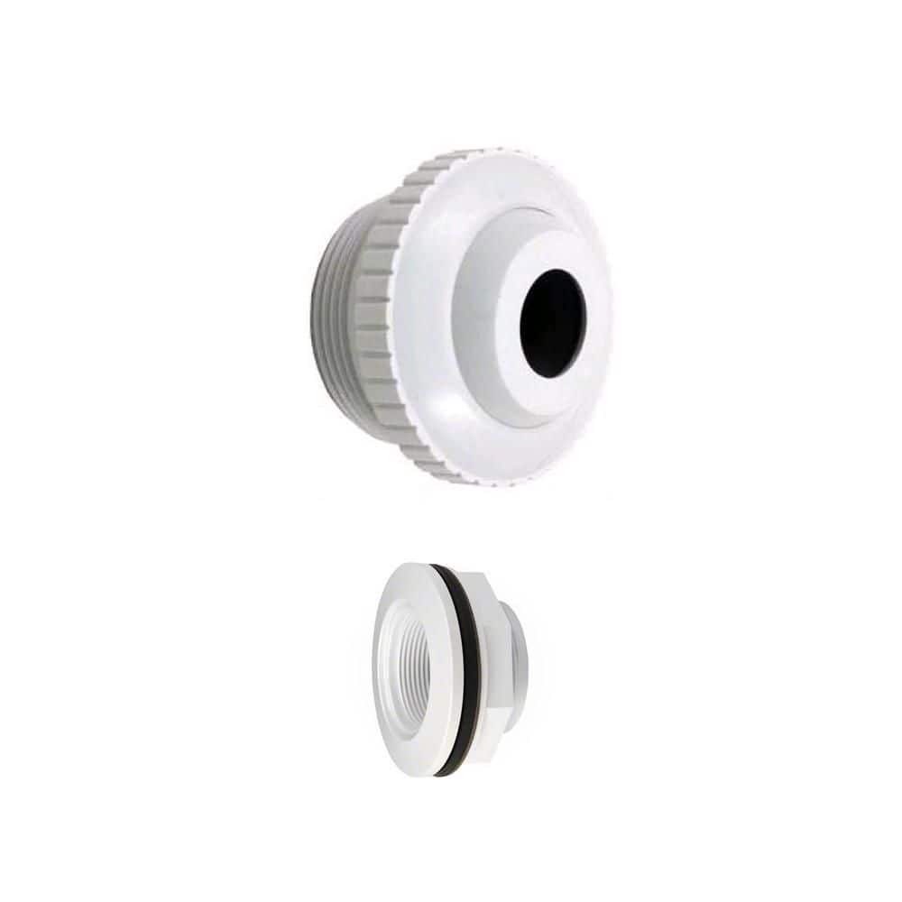 HAYWARD 1-1/2 in. MIP Inlet Fitting and 1-1/2 in. FIP Return Fitting ...