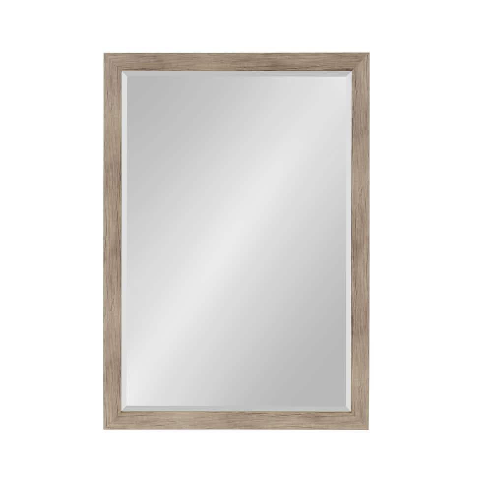 Beatrice 23.5 in. W x 35.5 in. H Framed Rectangular Beveled Edge Bathroom V