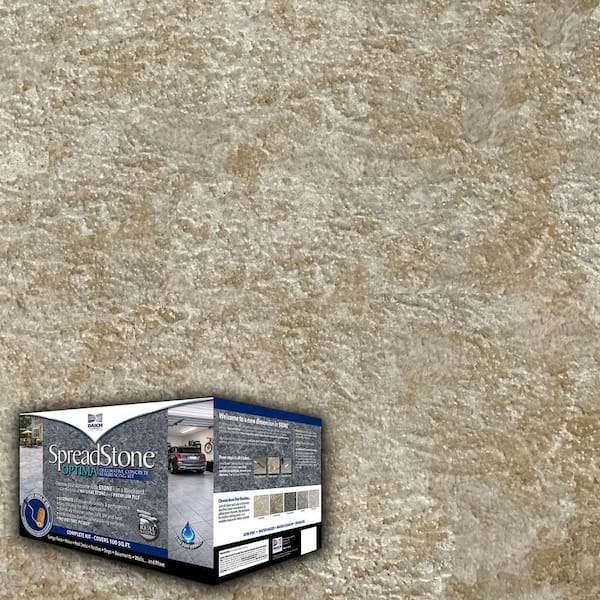 SpreadStone OPTIMA 2.5 gal. Sun Ledge Satin Interior/Exterior Decorative Concrete Resurfacing Kit