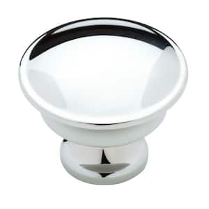 Silverton 1-1/4 in. (32 mm) Polished Chrome Round Cabinet Knob