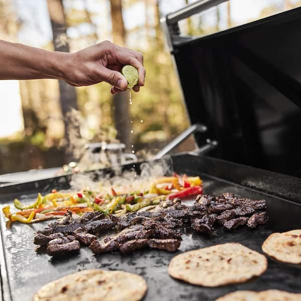 Slate Griddle 4-Burner Propane Gas 36 in. Flat Top Grill in Black